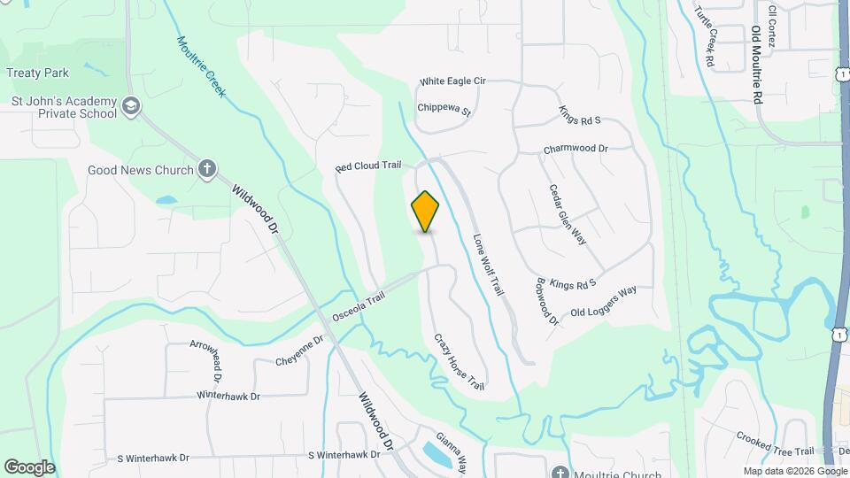 3421 Red Cloud Trail Map and Location Details