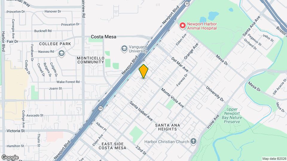 2479 Elden Ave Map and Location Details