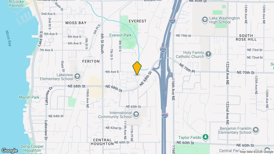 11206 NE 68th St Map and Location Details
