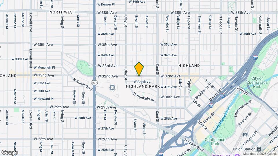 2554-2556 W 32nd Ave Map and Location Details