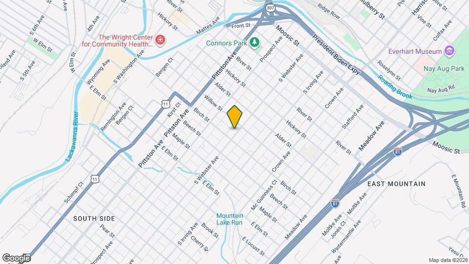 720 S Webster Ave Map and Location Details