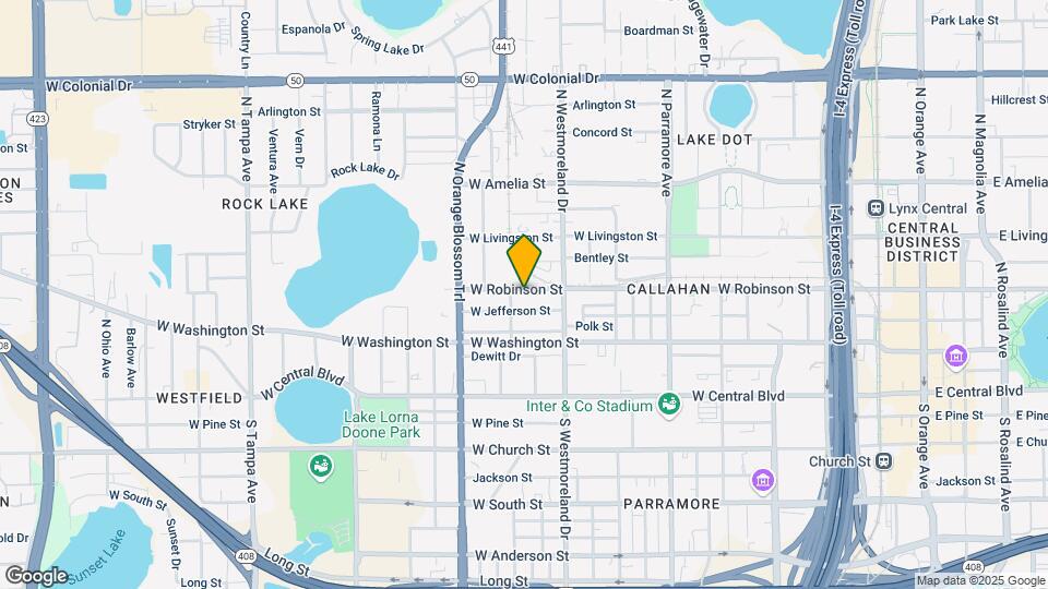 1036 W Robinson St, Unit 4 Map and Location Details
