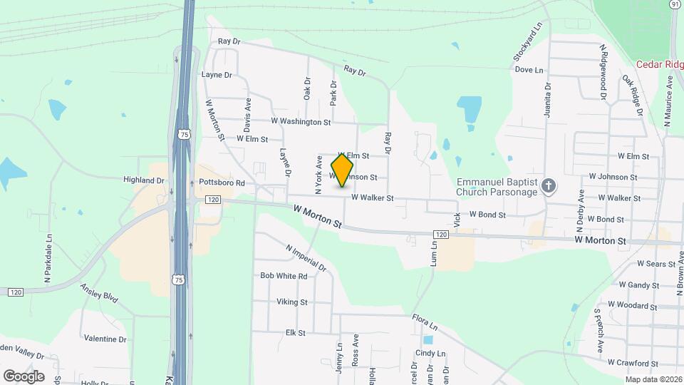 2609 W Walker St Map and Location Details