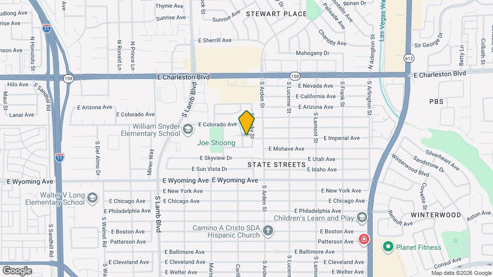 1518 S Dawley St Map and Location Details