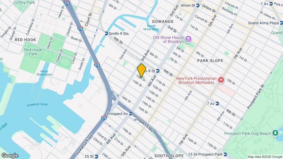 186 12th St Map and Location Details