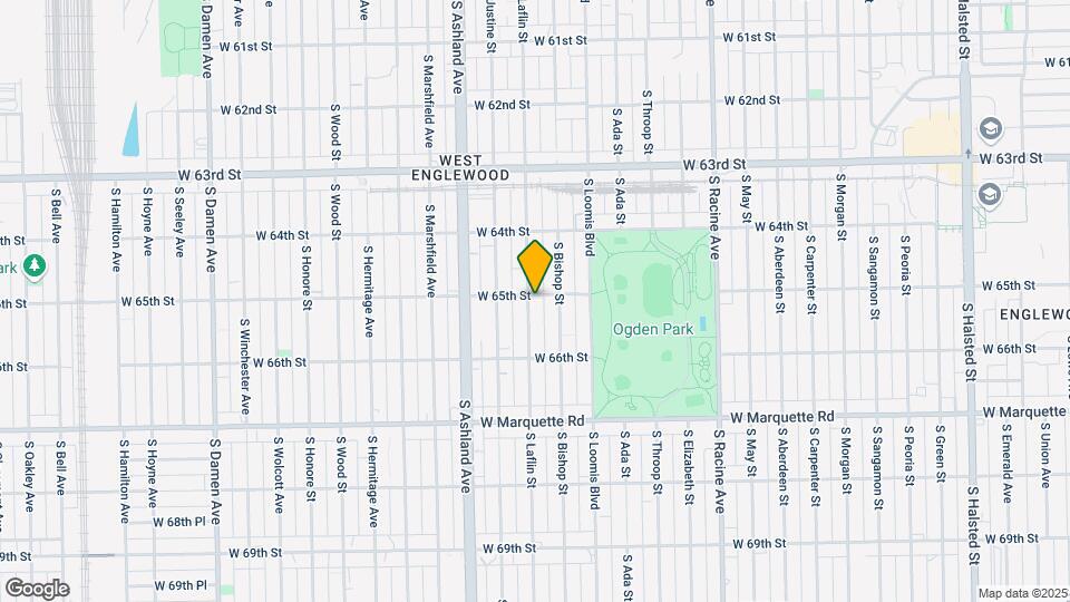 6501 S Laflin St Map and Location Details