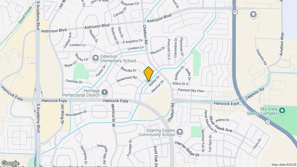 4650 Bailey Dr Map and Location Details