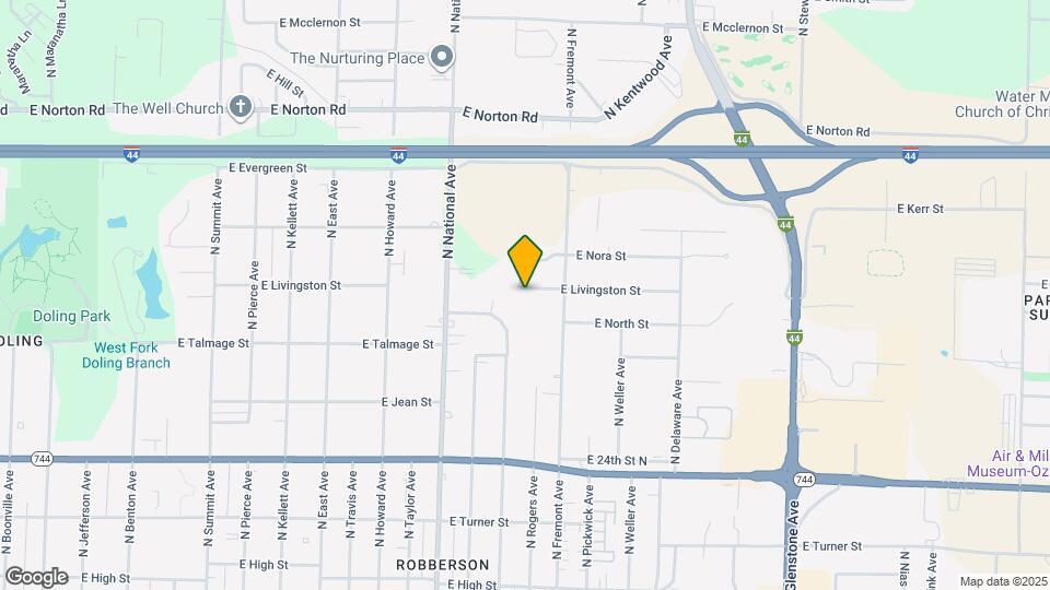 1320 E Livingston St Map and Location Details