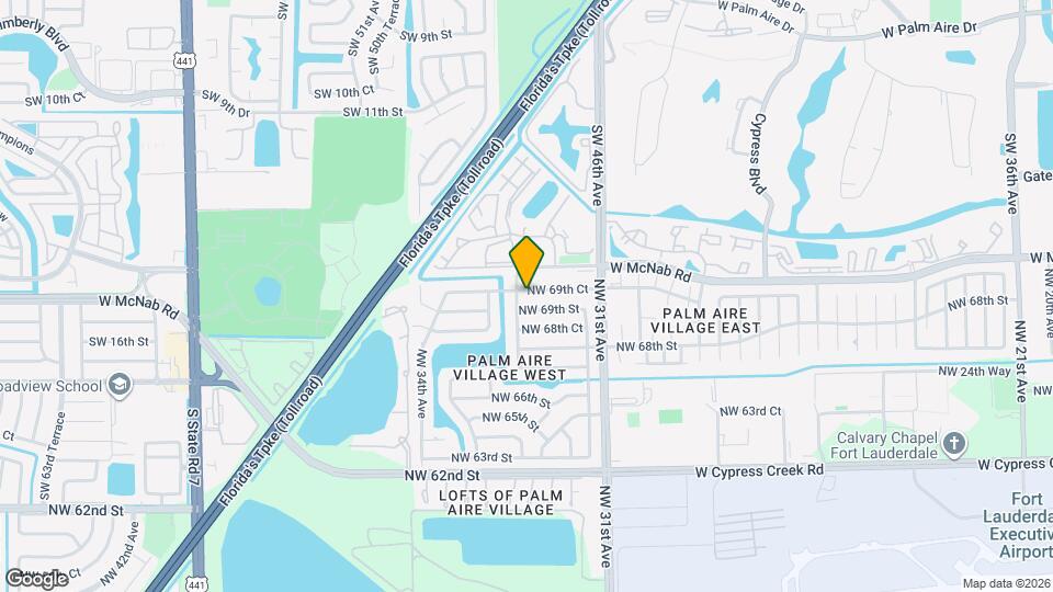 3166 NW 69th Ct Map and Location Details