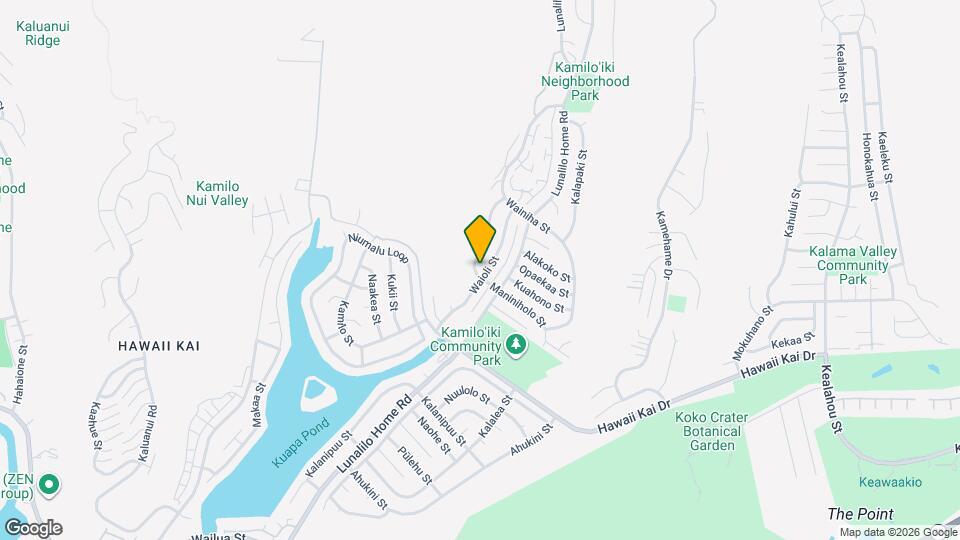 929 Maniniholo St Map and Location Details