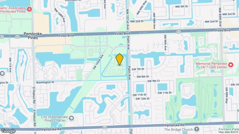 10170 SW 7th St, Unit 23-307 Map and Location Details