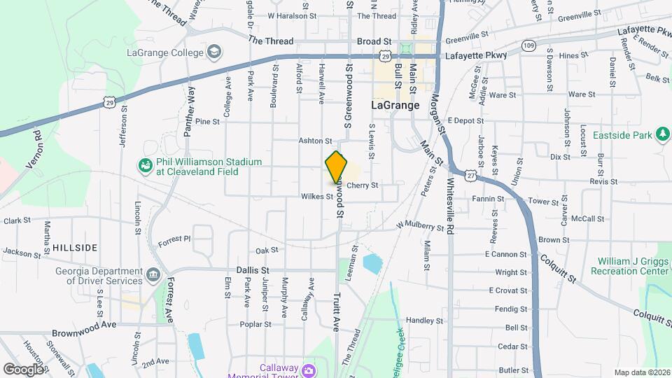 610 S Greenwood St Map and Location Details