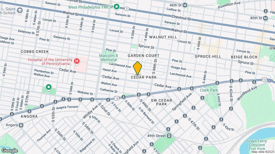544 S 49th St Map and Location Details