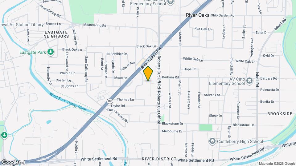 623 Club Oak Dr Map and Location Details