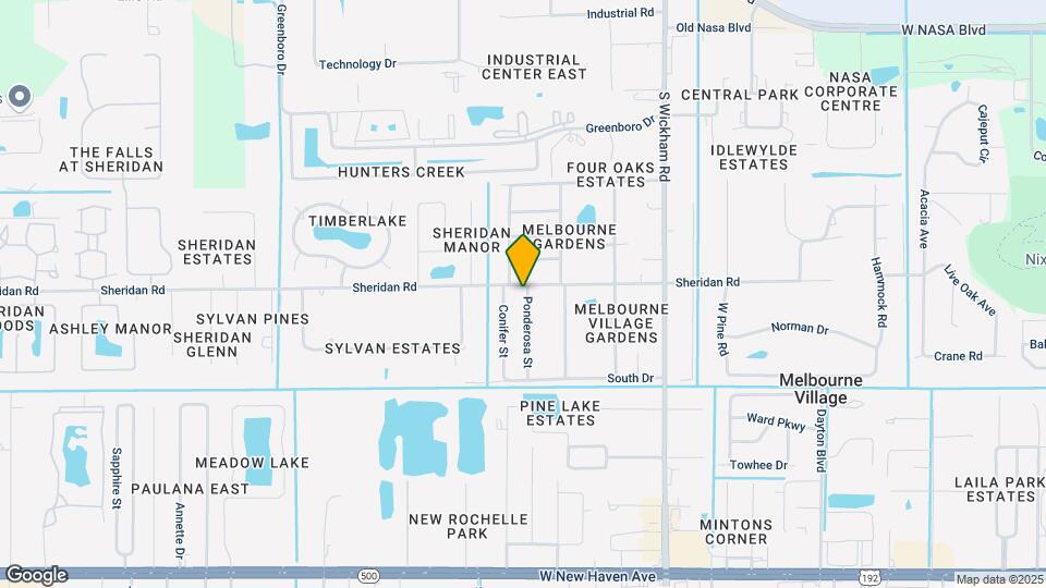 591 Ponderosa St Map and Location Details