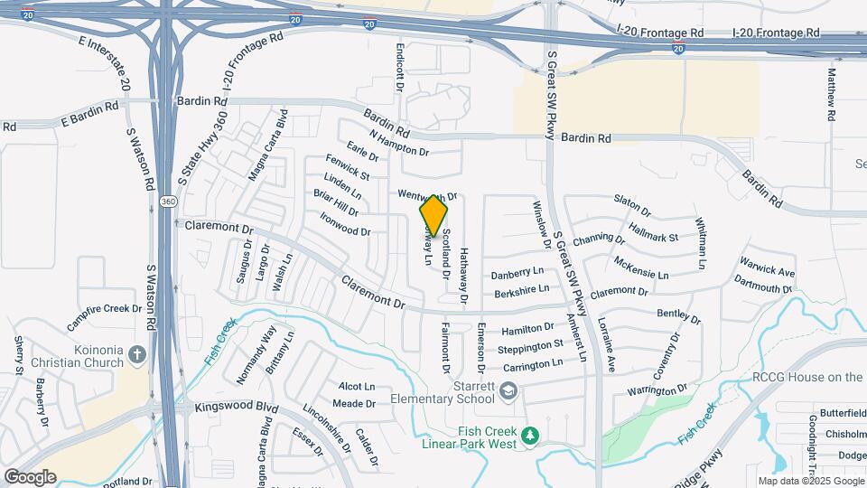 4140 Norway Ln Map and Location Details