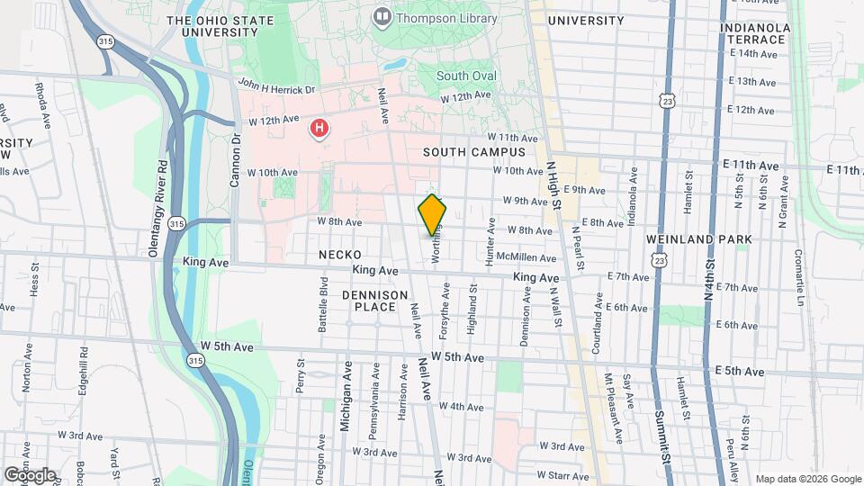 1467 Worthington St Mapa y Detalles de la Ubicación