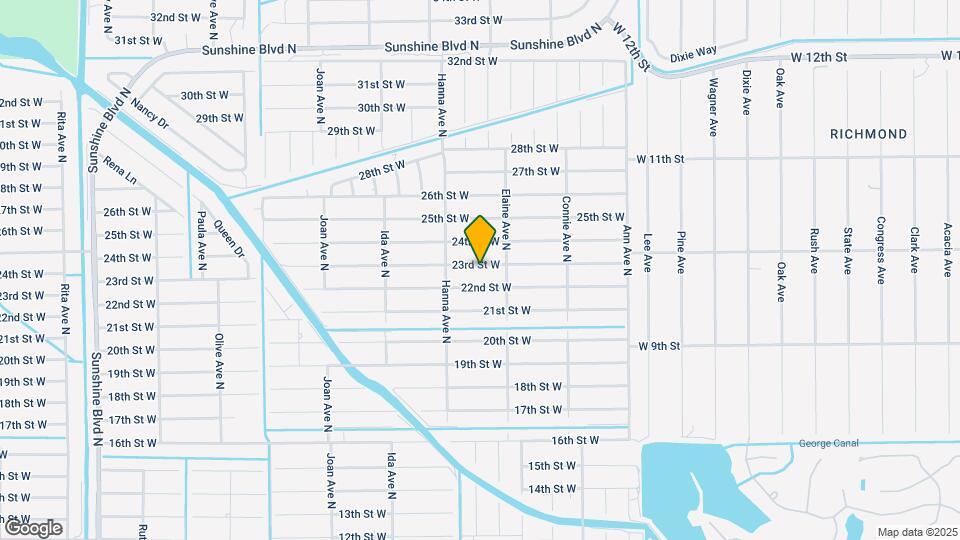 2709 23rd St W Map and Location Details