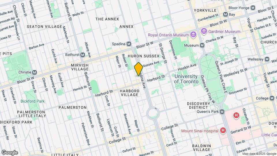 664 Spadina Av Map and Location Details