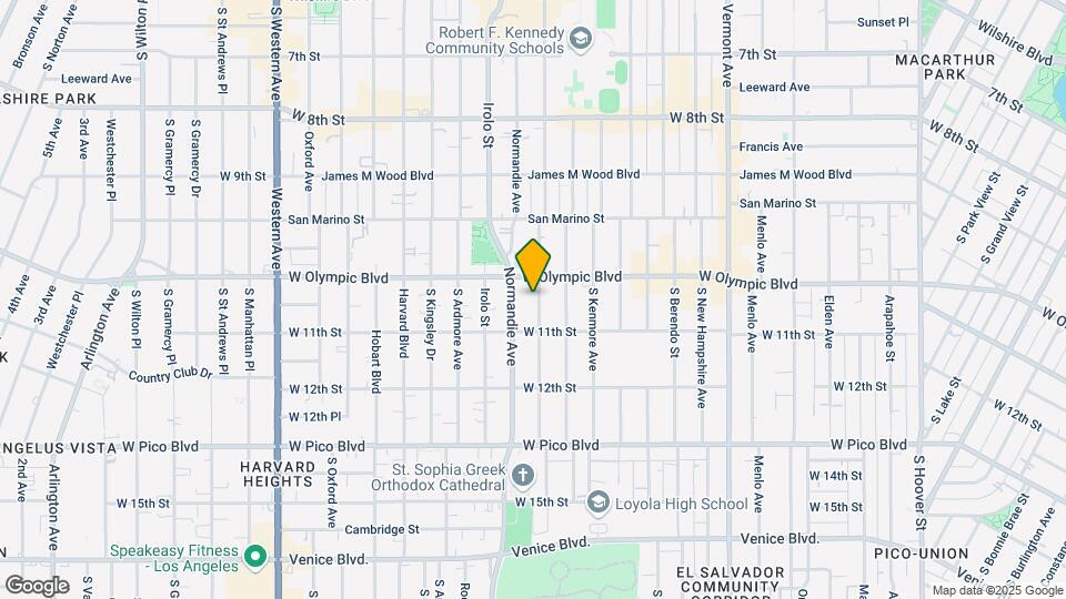 1017-1031 S Mariposa Ave Mapa y Detalles de la Ubicación