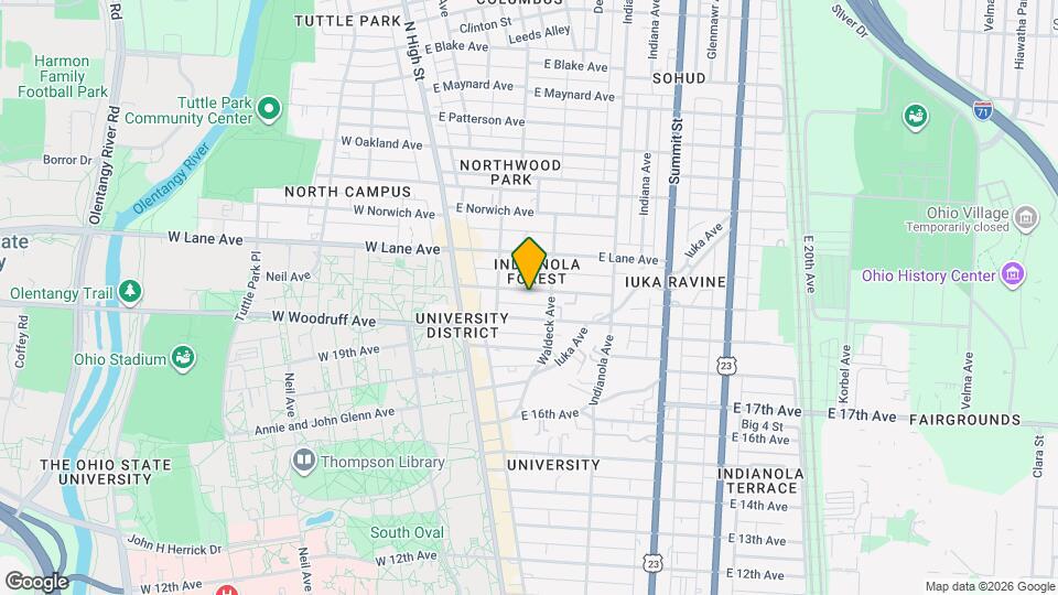 97 E Frambes Ave Mapa y Detalles de la Ubicación