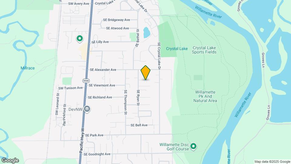 1012 SE Dorothy Ave Map and Location Details