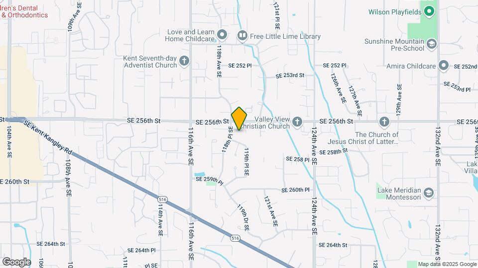 11813 SE 256th Pl Map and Location Details