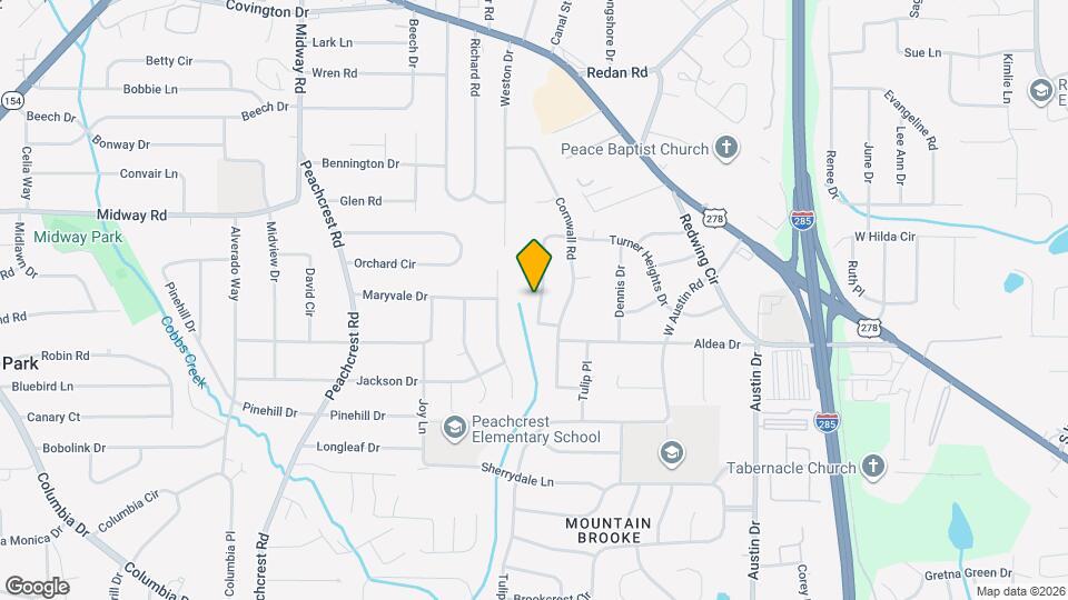 3530 Turner Heights Dr Map and Location Details