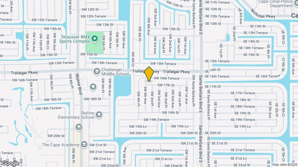 323 SW 17th St Map and Location Details