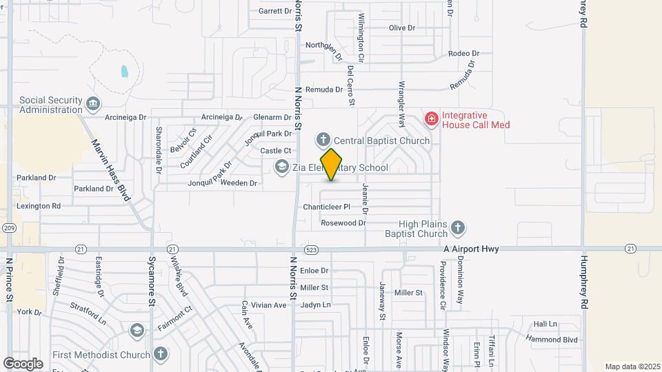 808 Rosewood Dr Map and Location Details