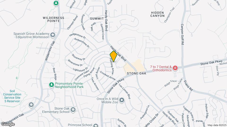 25222 Flaming Arrow Map and Location Details