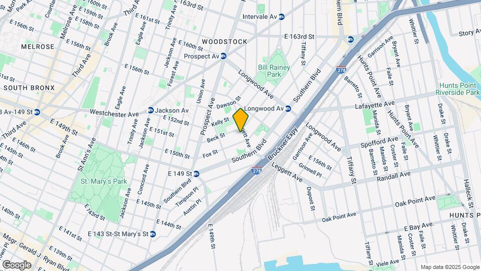 982 Leggett Ave Mapa y Detalles de la Ubicación