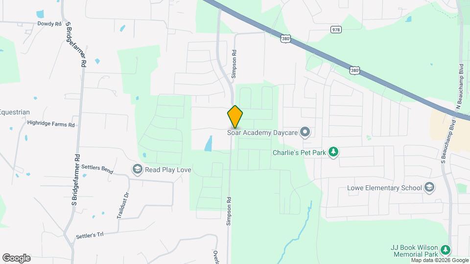 1016 Flameleaf Dr Map and Location Details