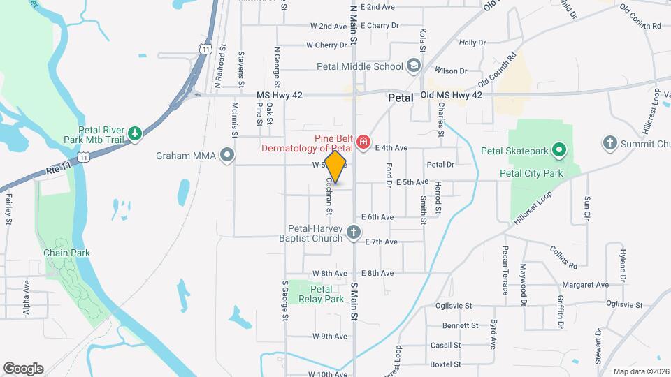 114 6th Ave Apartments Petal, MS Apartments For Rent