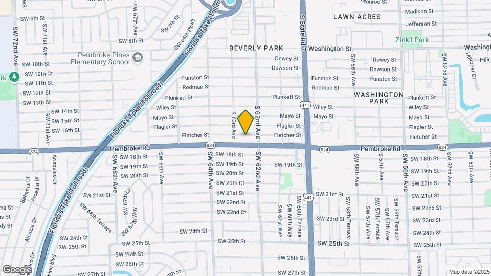 6224 Fletcher St Mapa y Detalles de la Ubicación