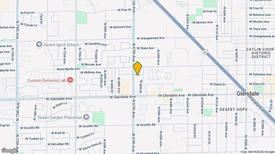 7105 N 67th Ave Mapa y Detalles de la Ubicación