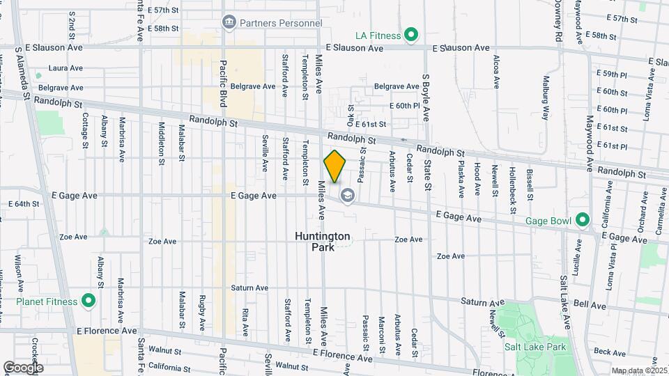 6351 Gentry St Mapa y Detalles de la Ubicación