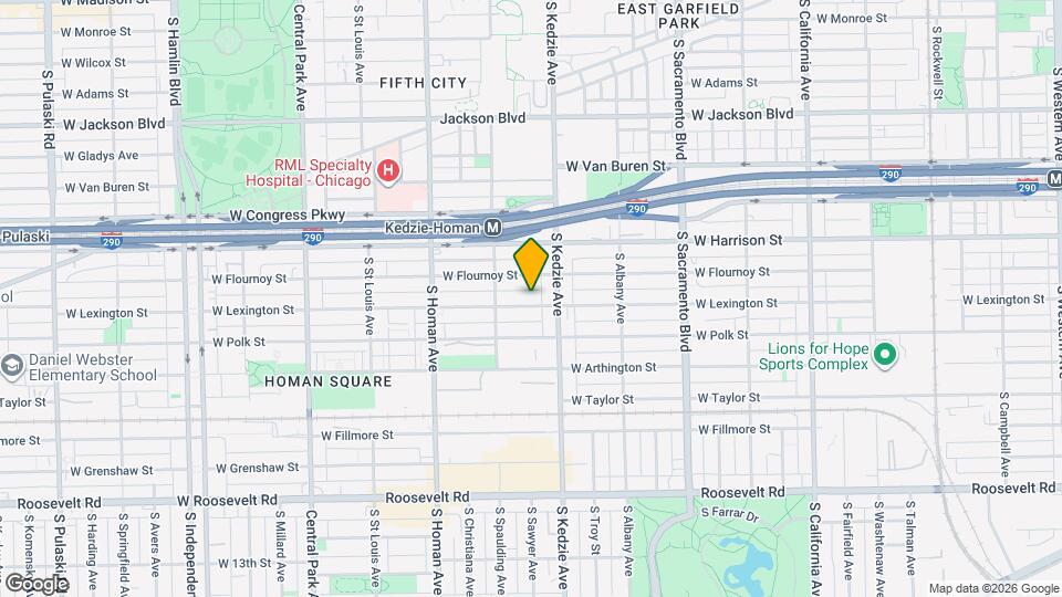 3224 W Lexington St, Unit 2 Map and Location Details