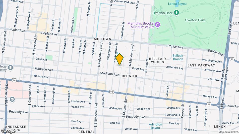 35 N Idlewild St Mapa y Detalles de la Ubicación