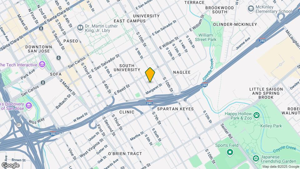 664 S 8th St Map and Location Details
