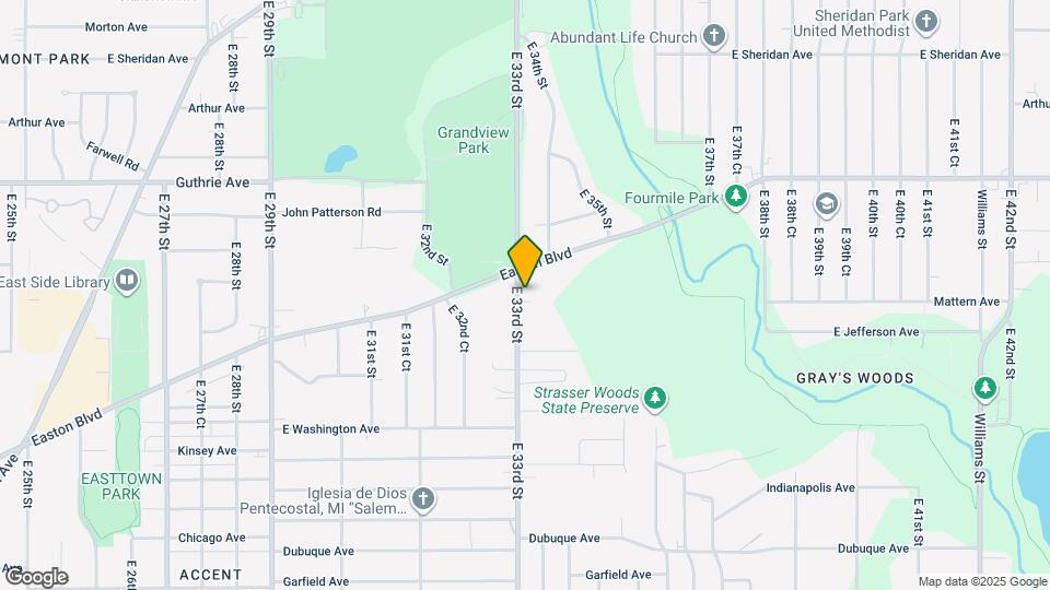 1921 E 33rd St Mapa y Detalles de la Ubicación