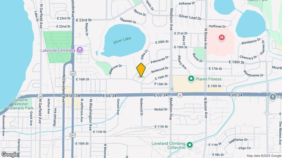 1007 Redwood Dr Map and Location Details