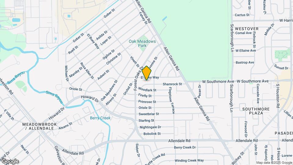 5427 Shamrock St Map and Location Details