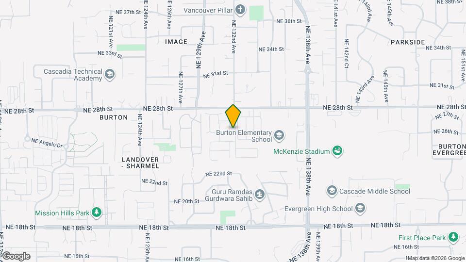 2617 NE 131st Ct Map and Location Details