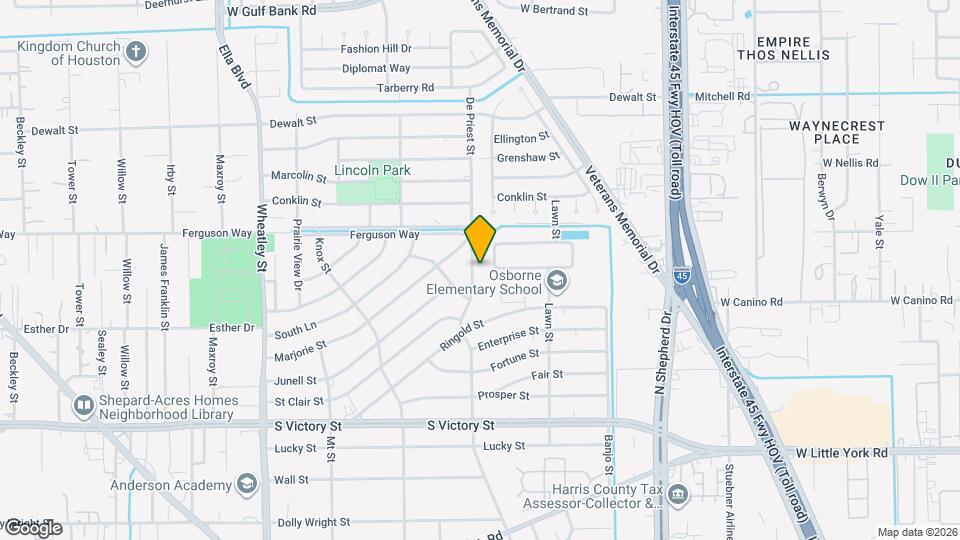 8304 De Priest St Map and Location Details