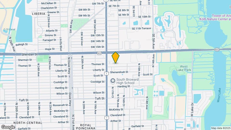 1723 Liberty St-Unit -8 Mapa y Detalles de la Ubicación