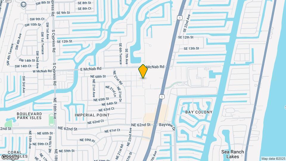 6700 NE 22nd Way Map and Location Details