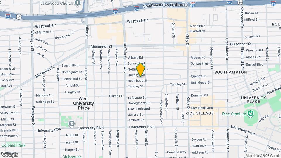 3018 Robinhood St Mapa y Detalles de la Ubicación