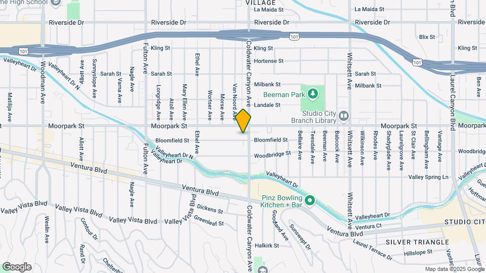 12915 Bloomfield St Map and Location Details