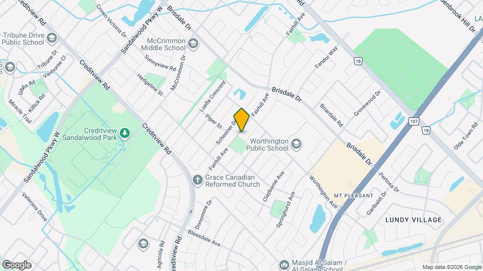 63 Fairhill Ave Map and Location Details